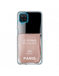 Coque Samsung Galaxy A12 et M12 Vernis Paris Frenzy Beige...