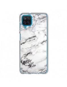 Coque Samsung Galaxy A12 et M12 Marbre Marble Blanc White...