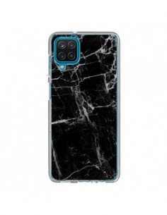 Coque Samsung Galaxy A12 et M12 Marbre Marble Noir Black...