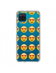 Coque Samsung Galaxy A12 et M12 Love Amoureux Smiley...