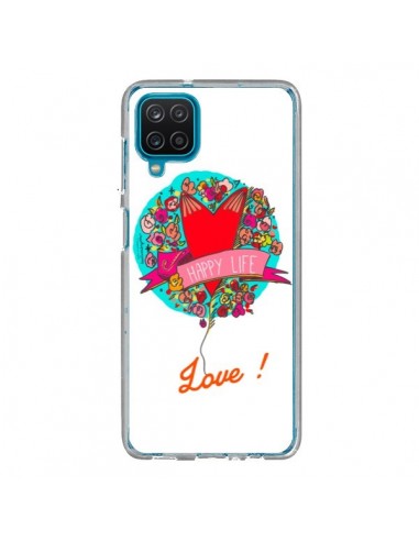 Coque Samsung Galaxy A12 et M12 Love Happy Life - Leellouebrigitte