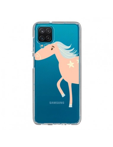 Coque Samsung Galaxy A12 et M12 Licorne Unicorn Rose Transparente - Petit Griffin