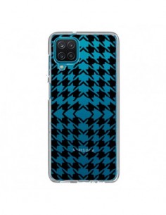 Coque Samsung Galaxy A12 et M12 Vichy Carre Noir...