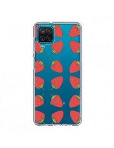 Coque Samsung Galaxy A12 et M12 Fraise Fruit Strawberry...