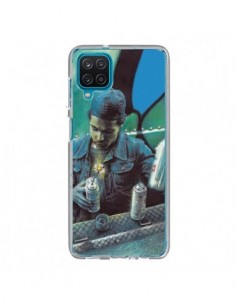 Coque Samsung Galaxy A12 et M12 Dondi Flower Graffiti -...