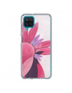 Coque Samsung Galaxy A12 et M12 Flowers Fleurs Roses -...