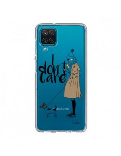 Coque Samsung Galaxy A12 et M12 I don't care Fille Chien...
