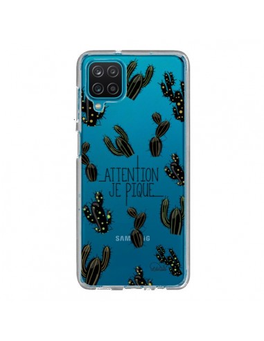 Coque Samsung Galaxy A12 et M12 Cactus Je Pique Transparente - Lolo Santo