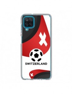 Coque Samsung Galaxy A12 et M12 Equipe Suisse Football -...