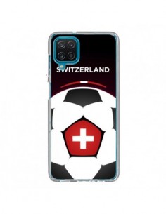 Coque Samsung Galaxy A12 et M12 Suisse Ballon Football -...
