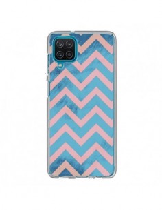 Coque Samsung Galaxy A12 et M12 Azteque Chevron Sunset -...