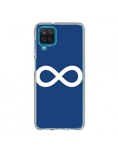 Coque Samsung Galaxy A12 et M12 Infini Navy Blue Infinity - Mary Nesrala