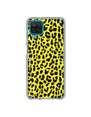 Coque Samsung Galaxy A12 et M12 Leopard Jaune - Mary Nesrala