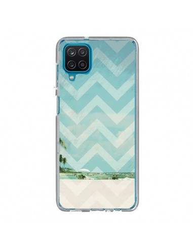 Coque Samsung Galaxy A12 et M12 Chevron Beach Dreams Triangle Azteque - Mary Nesrala