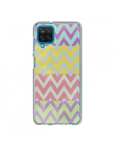 Coque Samsung Galaxy A12 et M12 Chevron Summer Triangle Azteque - Mary Nesrala