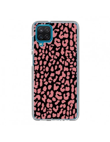 Coque Samsung Galaxy A12 et M12 Leopard Corail - Mary Nesrala