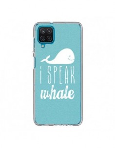 Coque Samsung Galaxy A12 et M12 I Speak Whale Baleine -...