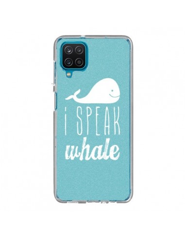 Coque Samsung Galaxy A12 et M12 I Speak Whale Baleine - Mary Nesrala