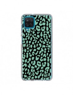 Coque Samsung Galaxy A12 et M12 Leopard Mint Vert - Mary...