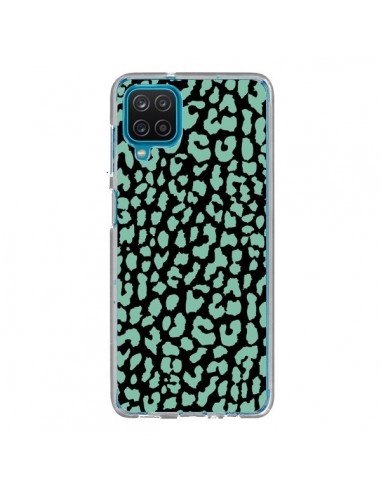 Coque Samsung Galaxy A12 et M12 Leopard Mint Vert - Mary Nesrala