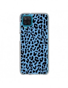 Coque Samsung Galaxy A12 et M12 Leopard Bleu Neon - Mary...