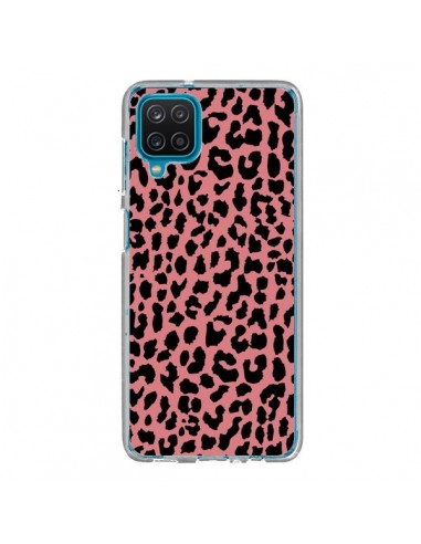 Coque Samsung Galaxy A12 et M12 Leopard Corail Neon - Mary Nesrala