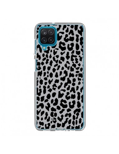 Coque Samsung Galaxy A12 et M12 Leopard Gris Neon - Mary Nesrala