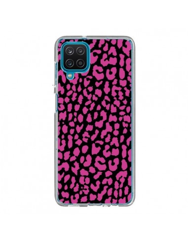 Coque Samsung Galaxy A12 et M12 Leopard Rose Pink - Mary Nesrala