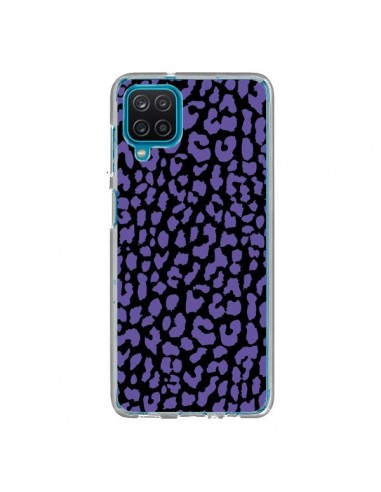 Coque Samsung Galaxy A12 et M12 Leopard Violet - Mary Nesrala