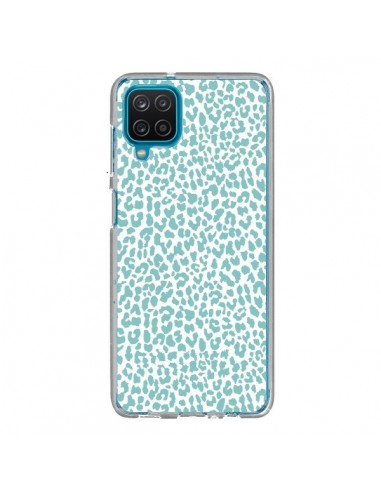 Coque Samsung Galaxy A12 et M12 Leopard Turquoise - Mary Nesrala