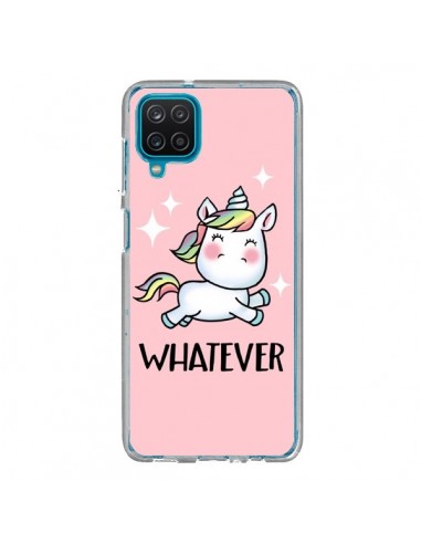 Coque Samsung Galaxy A12 et M12 Licorne Whatever - Maryline Cazenave