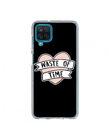 Coque Samsung Galaxy A12 et M12 Waste of Time Coeur - Maryline Cazenave