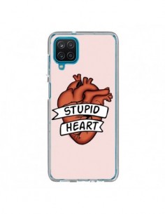 Coque Samsung Galaxy A12 et M12 Stupid Heart Coeur -...