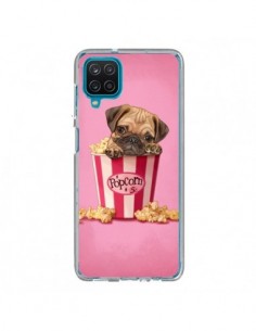 Coque Samsung Galaxy A12 et M12 Chien Dog Popcorn Film -...