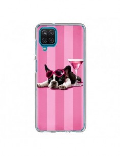 Coque Samsung Galaxy A12 et M12 Chien Dog Cocktail...