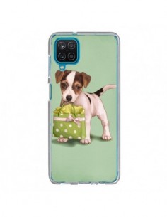 Coque Samsung Galaxy A12 et M12 Chien Dog Shopping Sac...