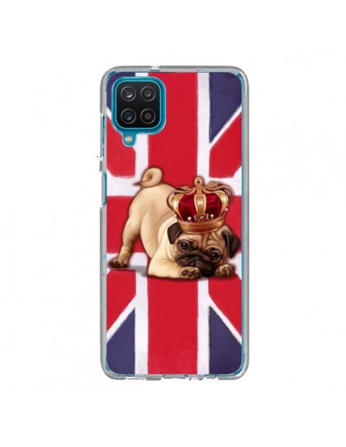 Coque Samsung Galaxy A12 et M12 Chien Dog Anglais UK British Queen King Roi Reine - Maryline Cazenave