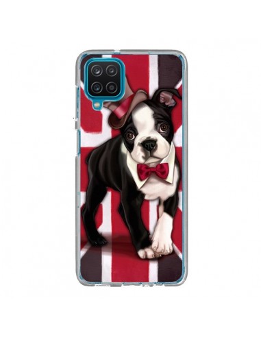 Coque Samsung Galaxy A12 et M12 Chien Dog Anglais UK British Gentleman - Maryline Cazenave