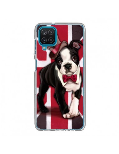 Coque Samsung Galaxy A12 et M12 Chien Dog Anglais UK British Gentleman - Maryline Cazenave