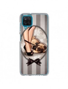 Coque Samsung Galaxy A12 et M12 Lady Noir Noeud Papillon...