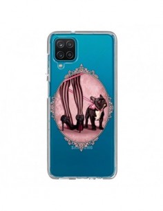 Coque Samsung Galaxy A12 et M12 Lady Jambes Chien Bulldog...