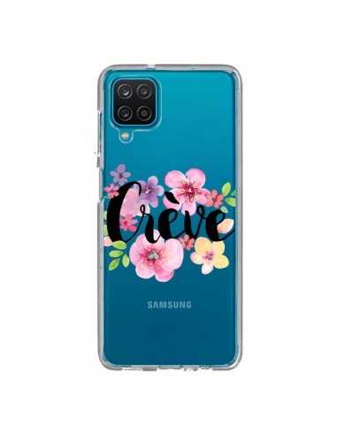 Coque Samsung Galaxy A12 et M12 Crève Fleurs Transparente - Maryline Cazenave