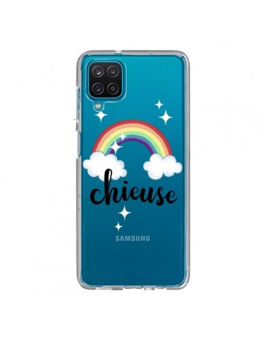 Coque Samsung Galaxy A12 et M12 Chieuse Arc En Ciel Transparente - Maryline Cazenave