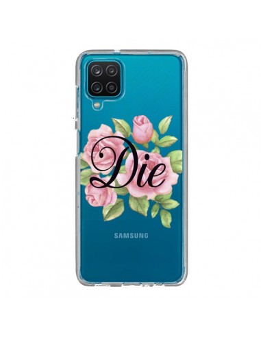 Coque Samsung Galaxy A12 et M12 Die Fleurs Transparente - Maryline Cazenave
