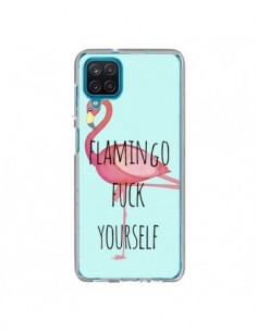 Coque Samsung Galaxy A12 et M12 Flamingo Fuck Yourself -...