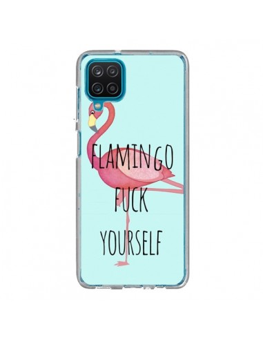 Coque Samsung Galaxy A12 et M12 Flamingo Fuck Yourself - Maryline Cazenave