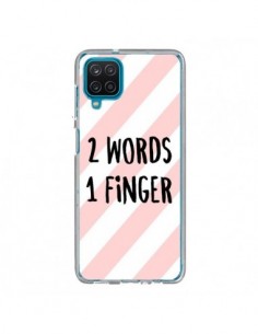 Coque Samsung Galaxy A12 et M12 2 Words 1 Finger -...