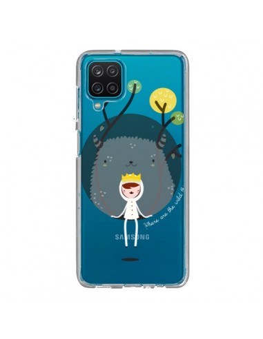 Coque Samsung Galaxy A12 et M12 Monstre Princesse Transparente - Maria Jose Da Luz