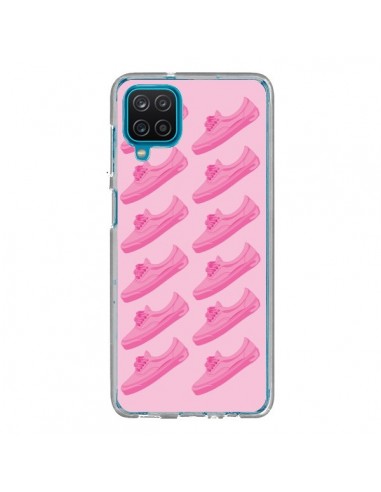 Coque Samsung Galaxy A12 et M12 Pink Rose Vans Chaussures - Mikadololo