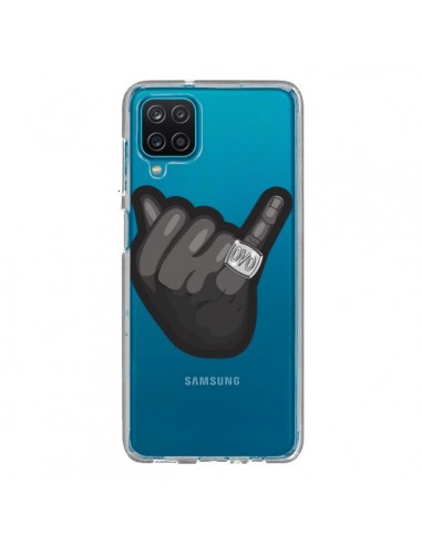 Coque Samsung Galaxy A12 et M12 OVO Ring bague Transparente - Mikadololo